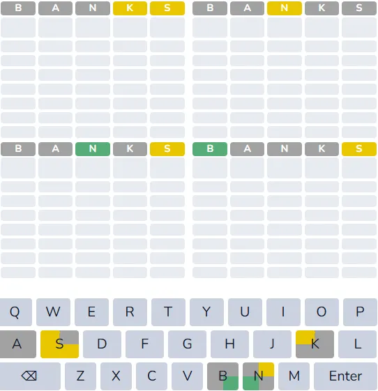 Quordle Daily Word Game